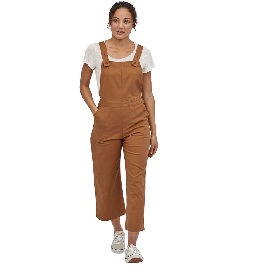 Stand Up Cropped Overalls - Women's