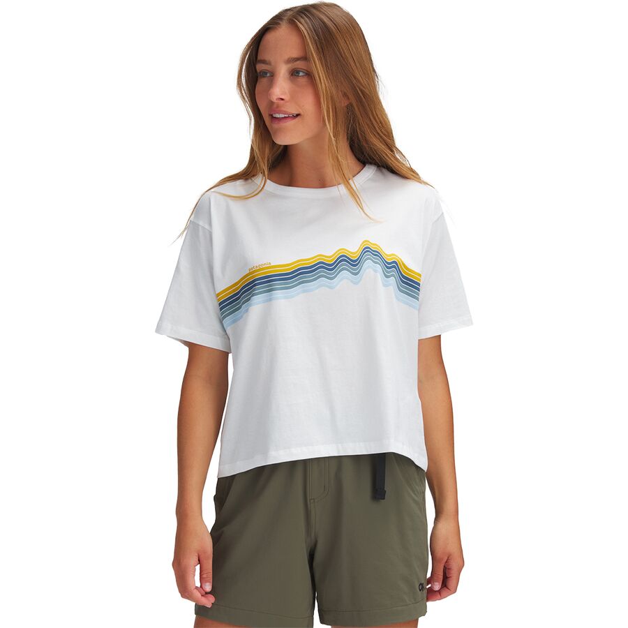 Ridge Rise Stripe Organic Easy Cut T-Shirt - Women's
