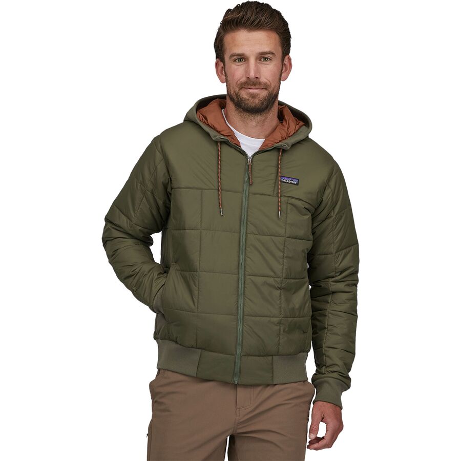 Box Quilted Hooded Jacket - Men's