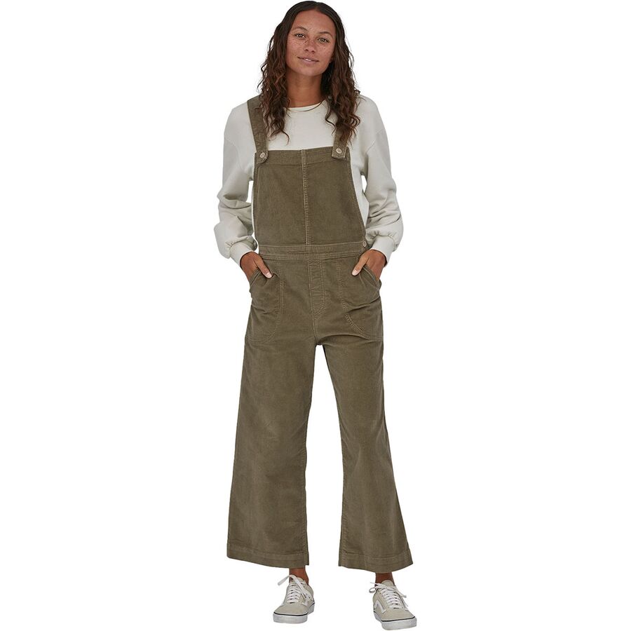Stand Up Cropped Corduroy Overall - Women's