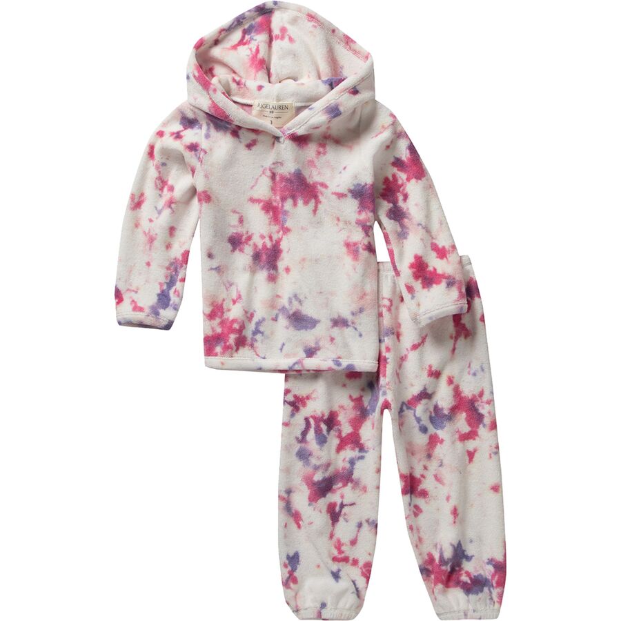 French Terry Splatter Hoodie & Balloon Pant Set - Toddlers'