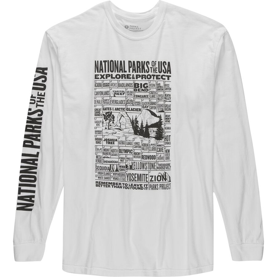National Parks of The USA Checklist Shirt
