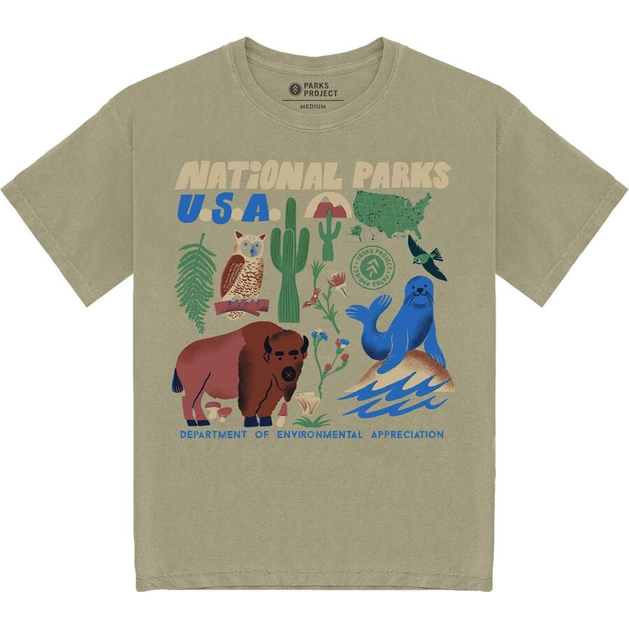 National Parks of the USA Organic T-Shirt - Men's