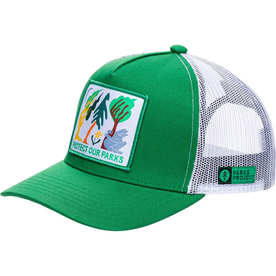Protect our Parks Tree Hugger Trucker Patch Hat