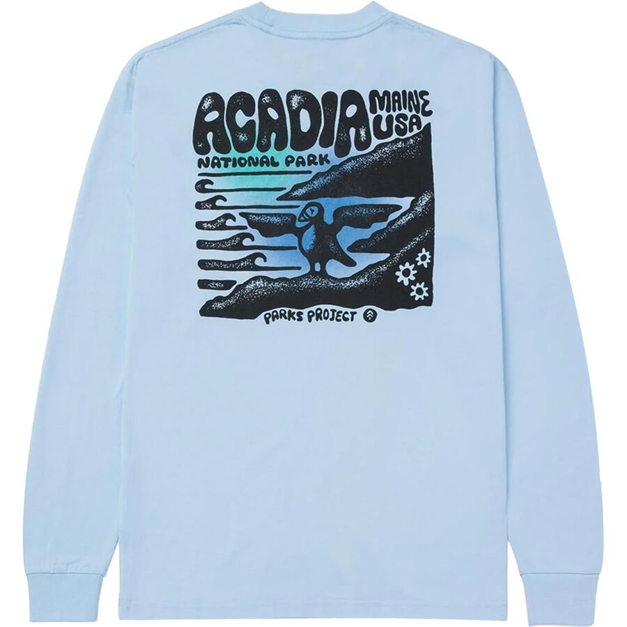 Acadia Puffins Long-Sleeve T-Shirt