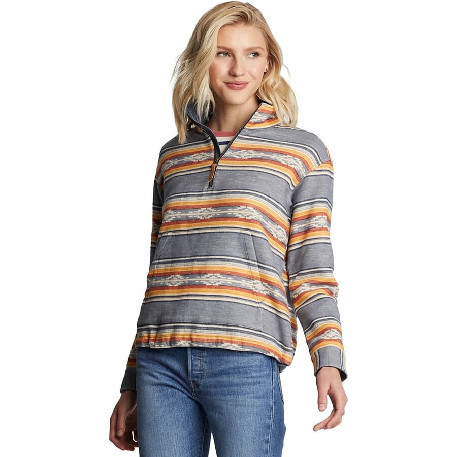 Half-Zip Pullover Sweatshirt - Women's