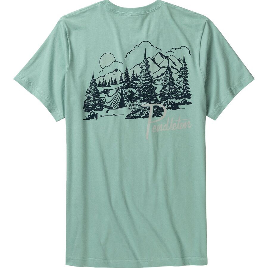 Mountain Camping Graphic T-Shirt - Men's