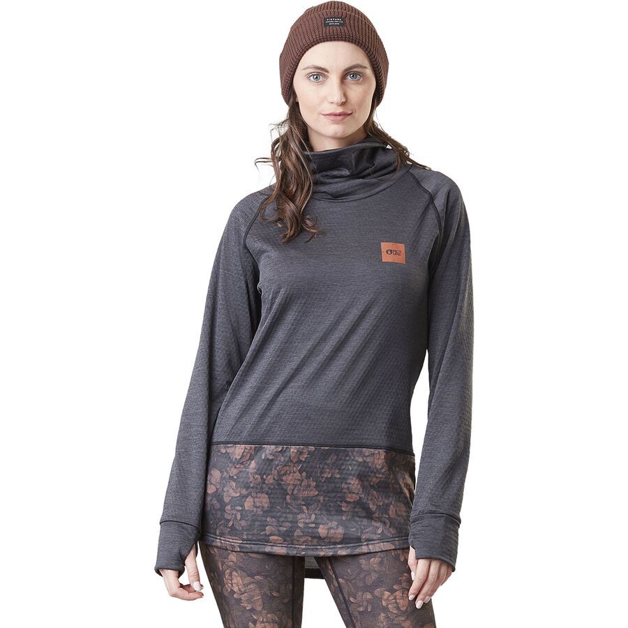 Blossom Grid Fleece Pullover - Women's