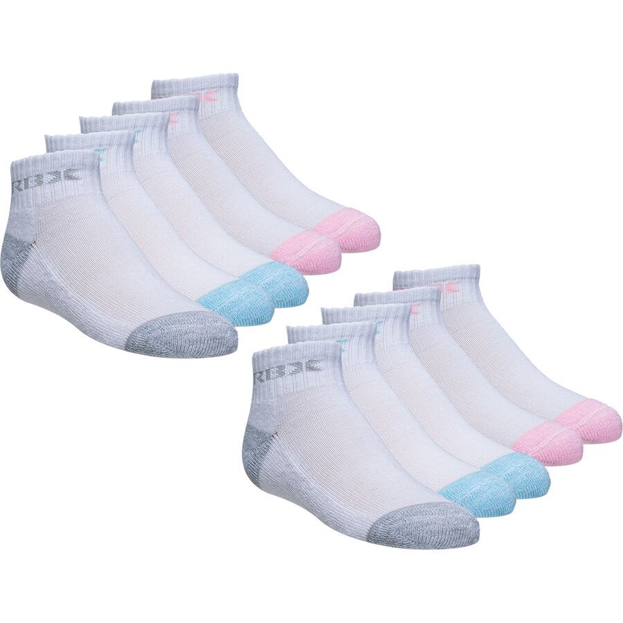 1/2 Terry Quarter Crew Sock - 10-Pack - Girls'