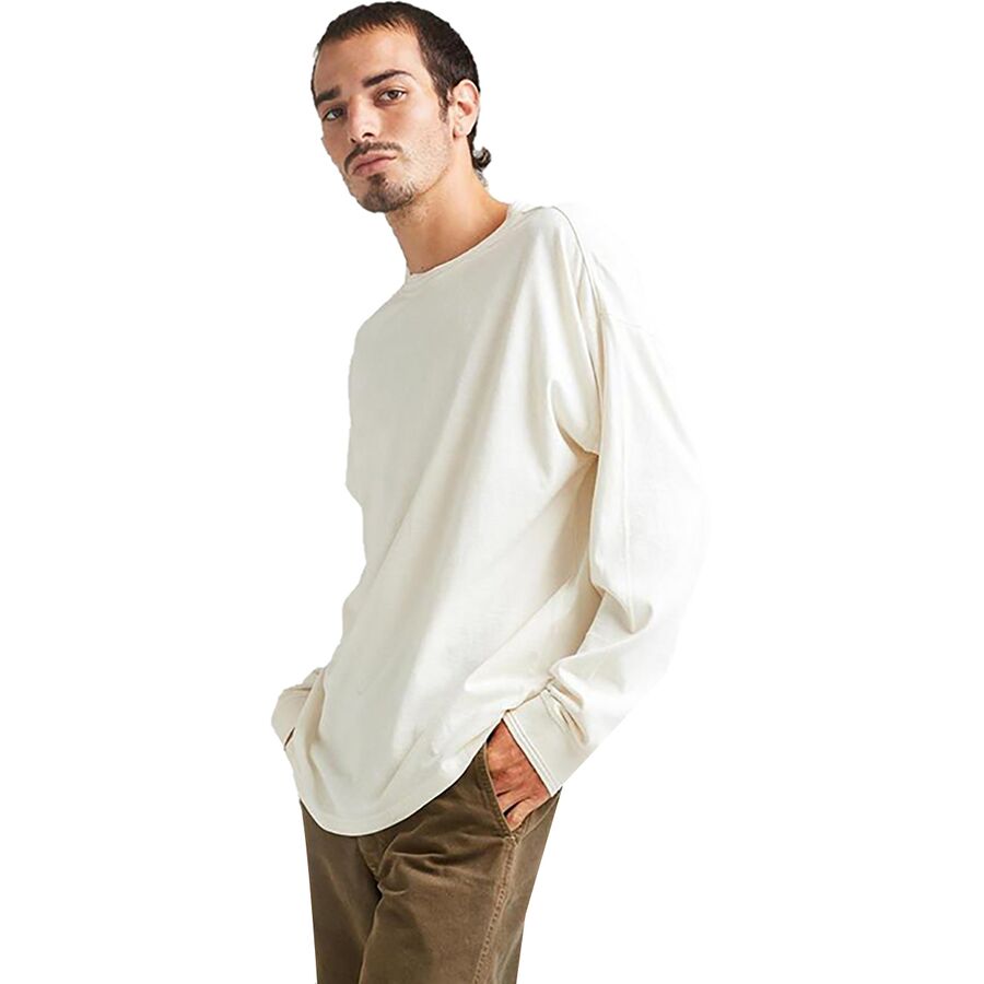 Relaxed Long-Sleeve Pullover Sweater - Men's