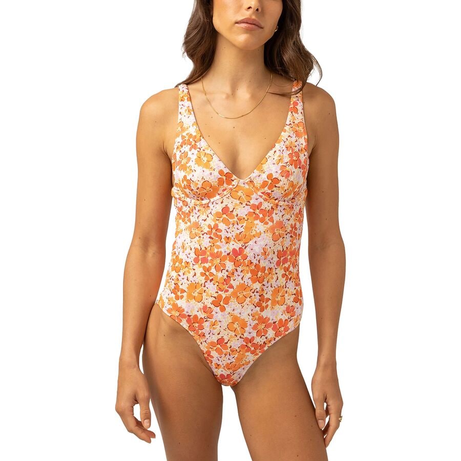 Rosa Floral Underwire One Piece Swimsuit - Women's