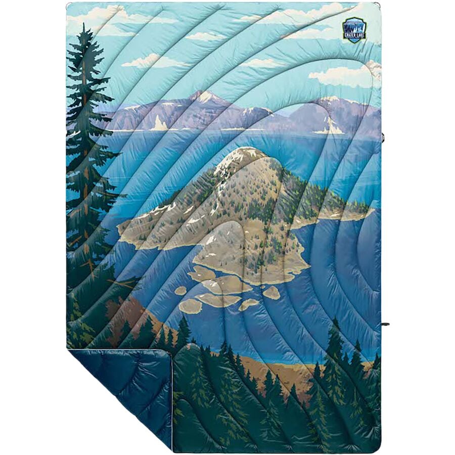 Original Puffy 1-Person Blanket - National Park/Crater Lake