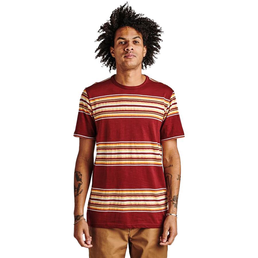 Anchor Stripe Knit T-Shirt - Men's