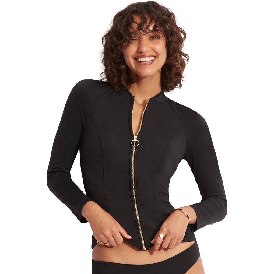 Seafolly Collective Long Sleeve Sunvest Top - Women's