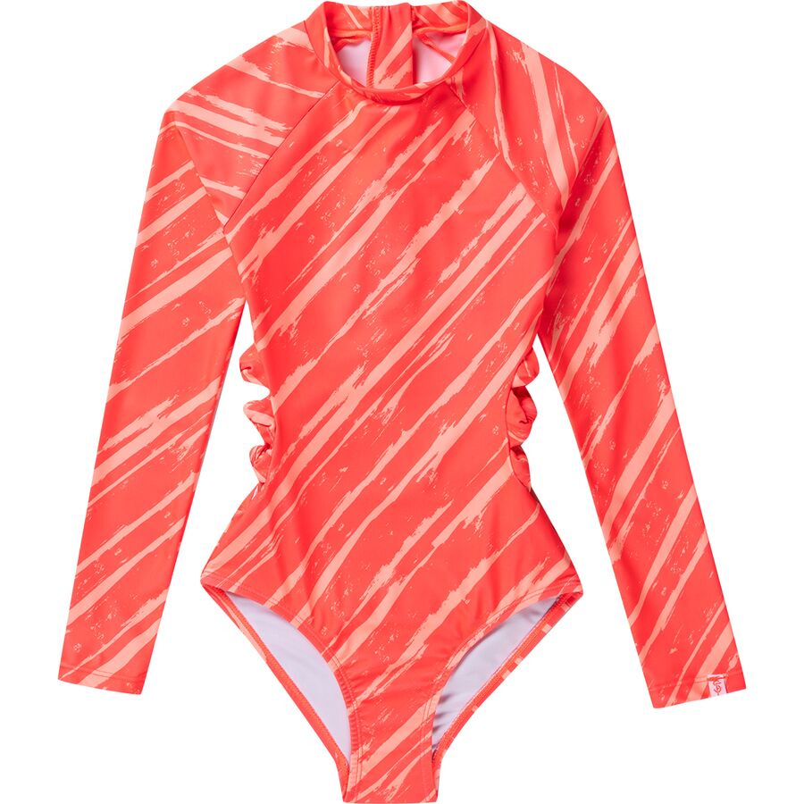 Palm Cove Knot Side Paddlesuit - Girls'