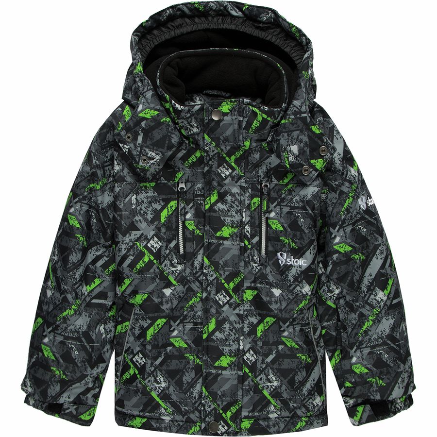 Geometric Printed Ski Jacket - Boys'