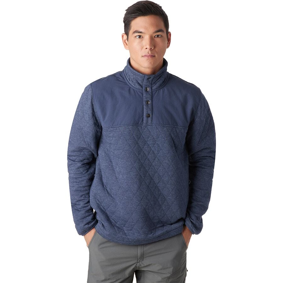 Stoic Quilted 1/4 Button Pullover - Men's