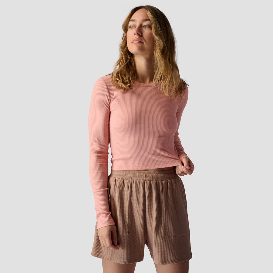 Daily Rib Long-Sleeve Top - Women's