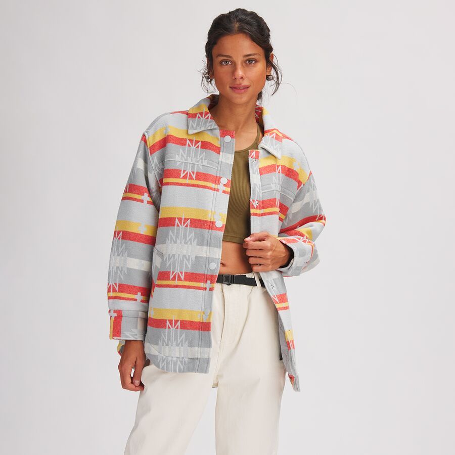 Printed Shacket - Women's