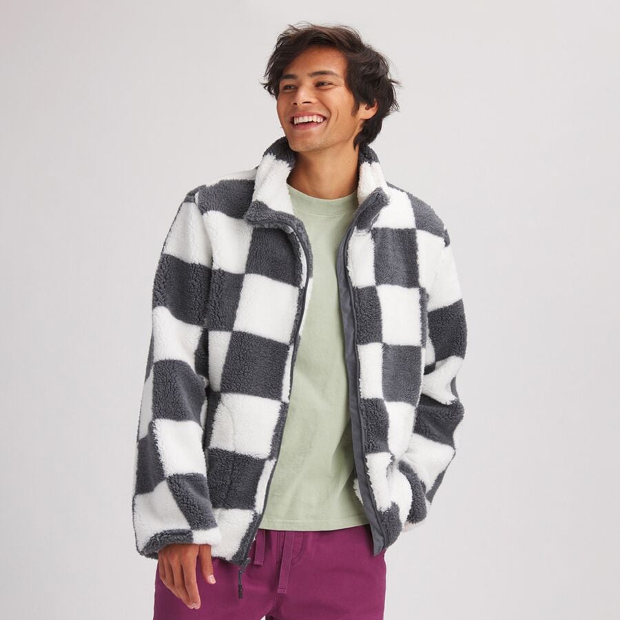 MTN Checker Sherpa Full-Zip Jacket - Men's