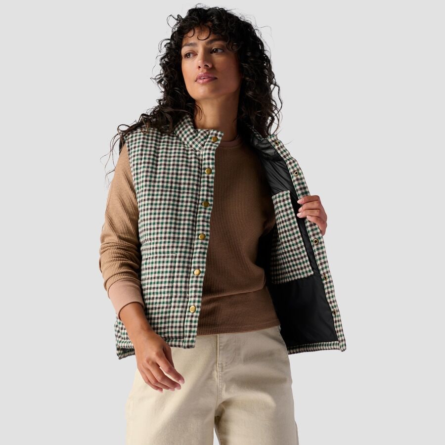 Flannel Synthetic Insulated Vest - Women's
