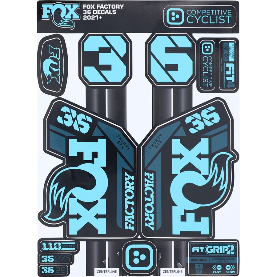 Fox 36 2021+ Decal Kit