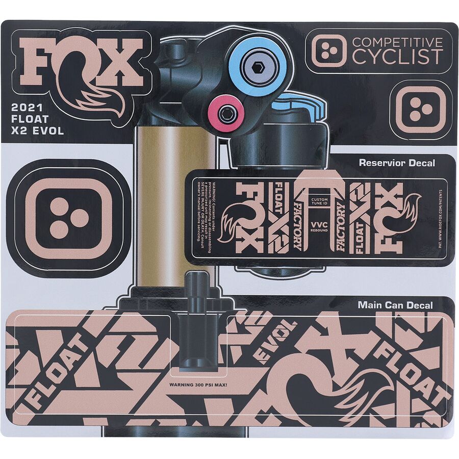 Fox X2 Decal Kit