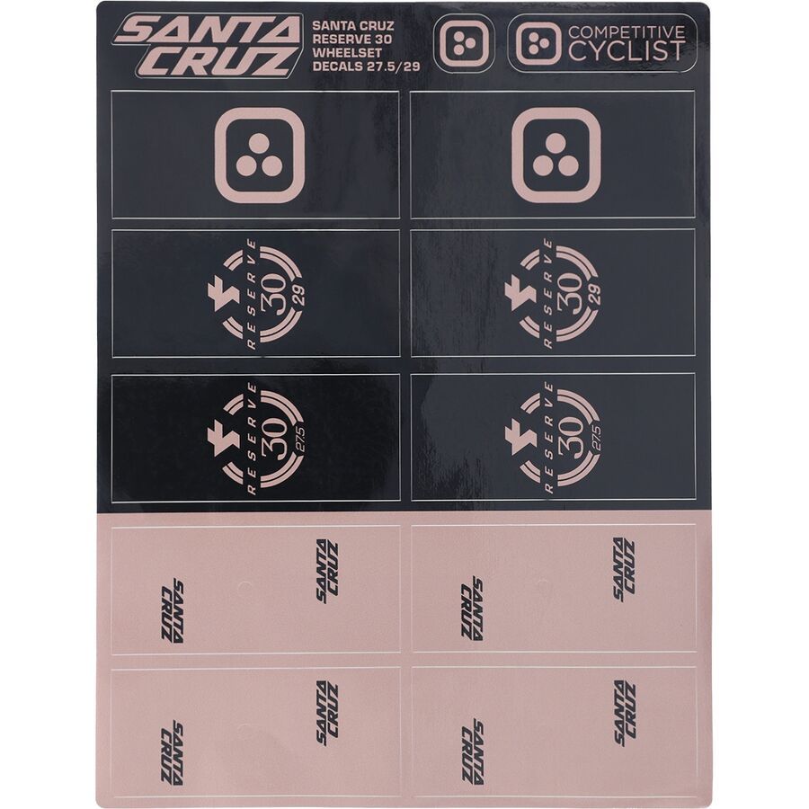 Santa Cruz Reserve Decal Kit