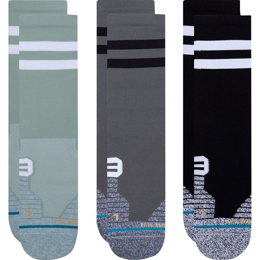 Franchise Crew Running Sock - 3-Pack