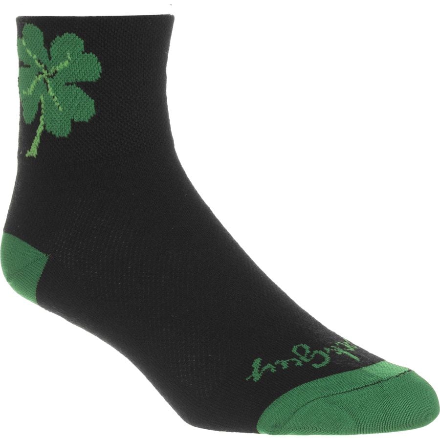 Lucky Black 3in Sock