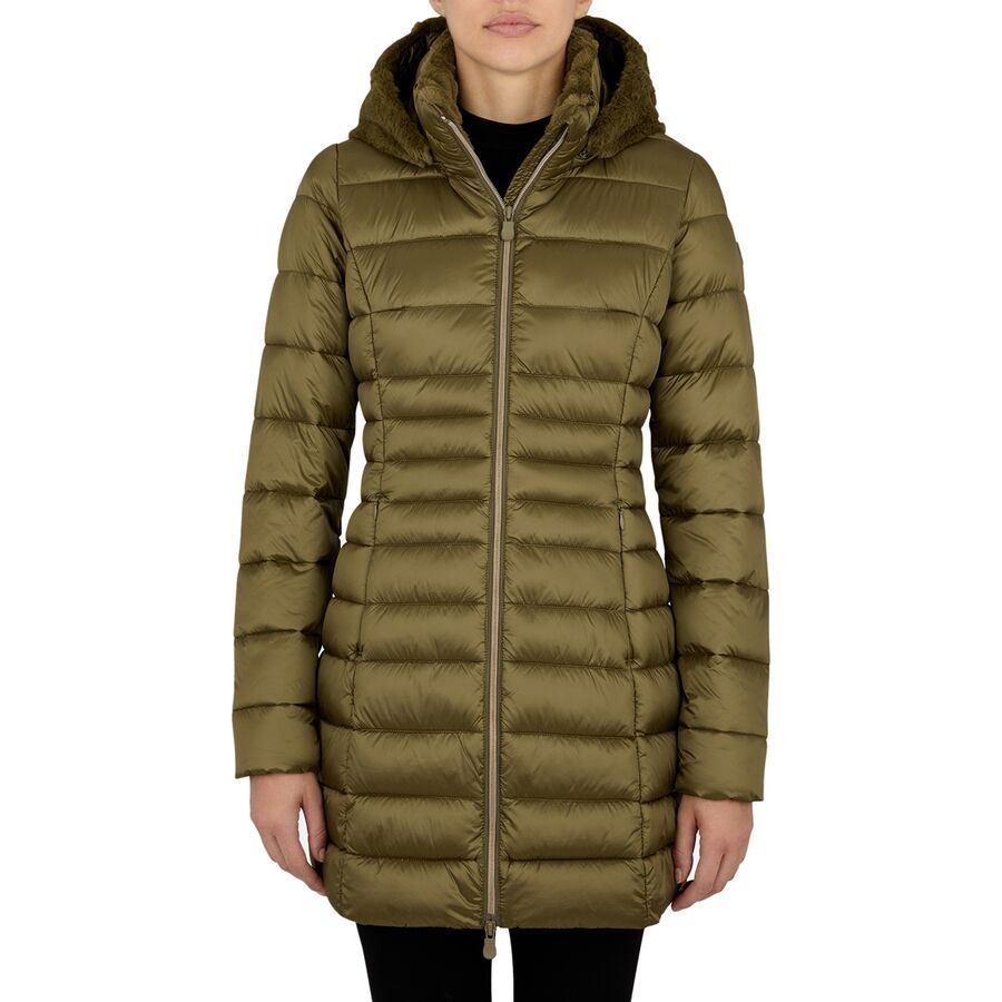 Maylin Long Faux Fur Hood Puffer Jacket - Women's