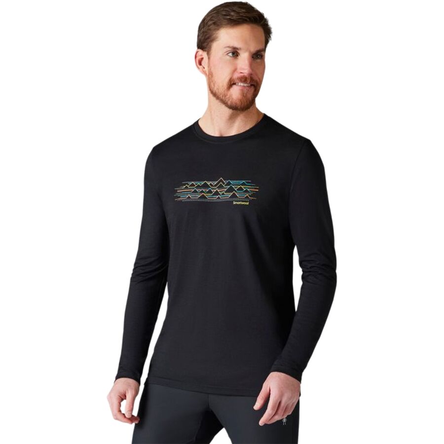 Merino Sport 150 Mountain Terrain LS Graphic T-Shirt - Men's