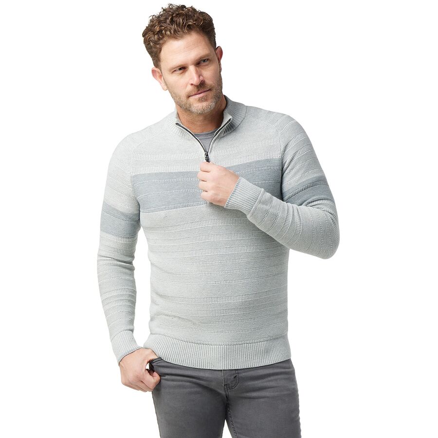 Ripple Ridge Stripe 1/2-Zip Sweater - Men's