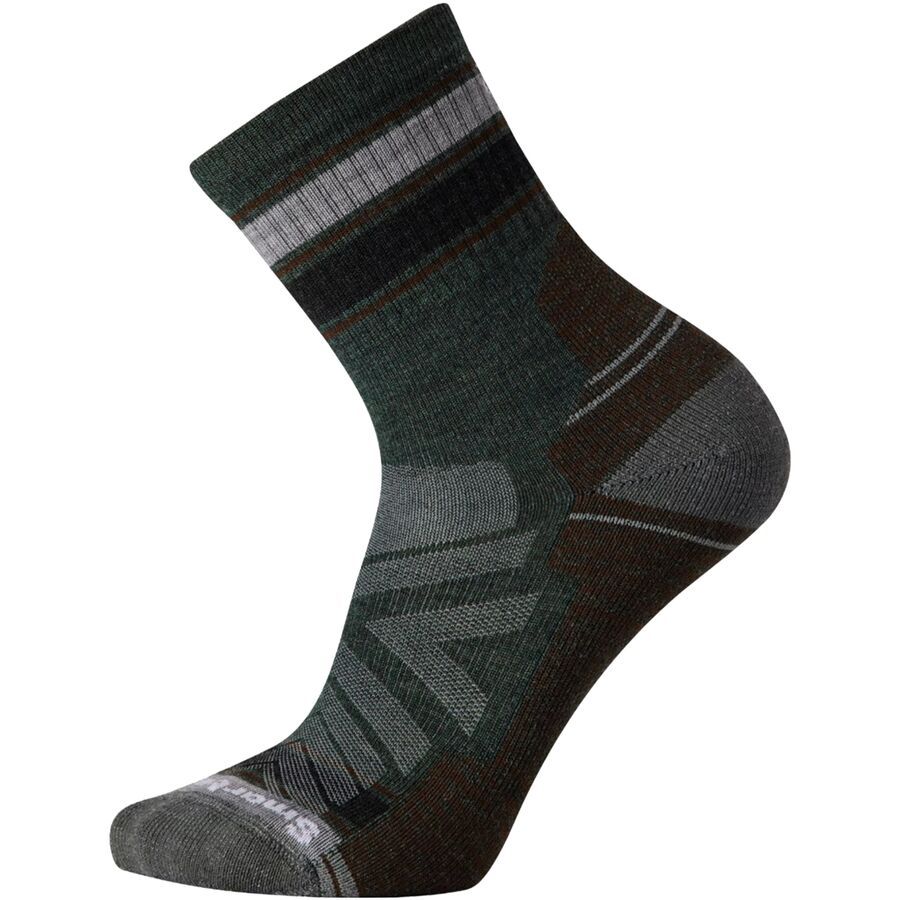 Performance Hike Light Cushion Striped Mid Crew Sock
