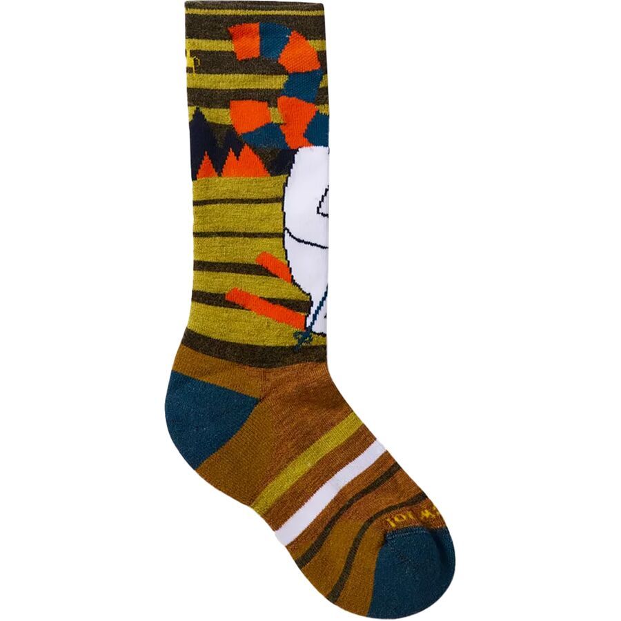 Wintersport Full Cushion Yeti Pattern OTC Sock - Kids'