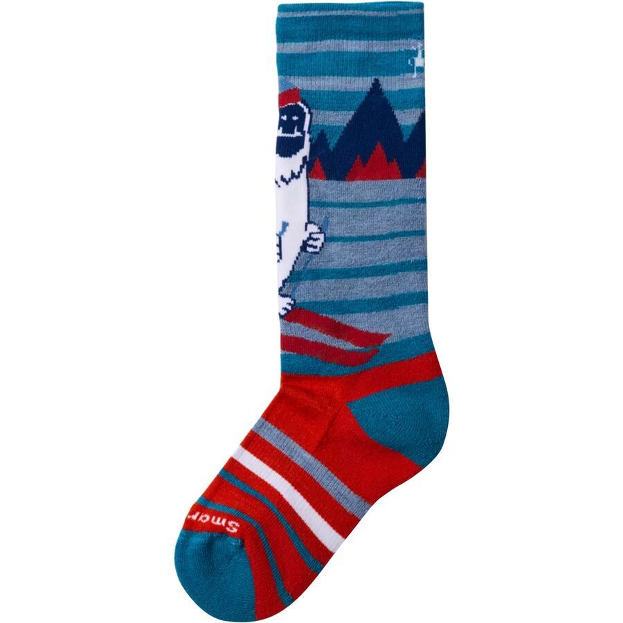 Wintersport Full Cushion Yeti Pattern OTC Sock - Kids'