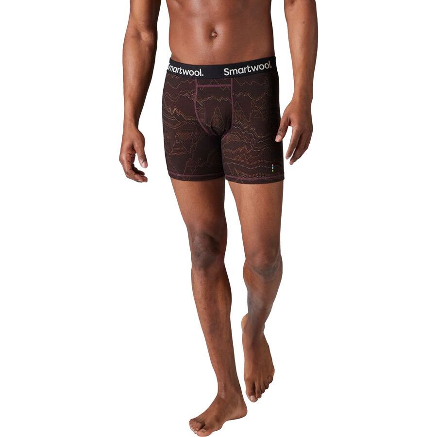 Merino 150 Printed Boxer Brief - Men's