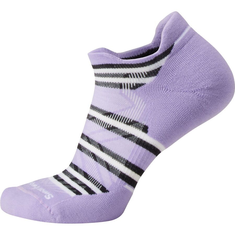 Run Targeted Cushion Stripe Low Ankle Sock - Women's