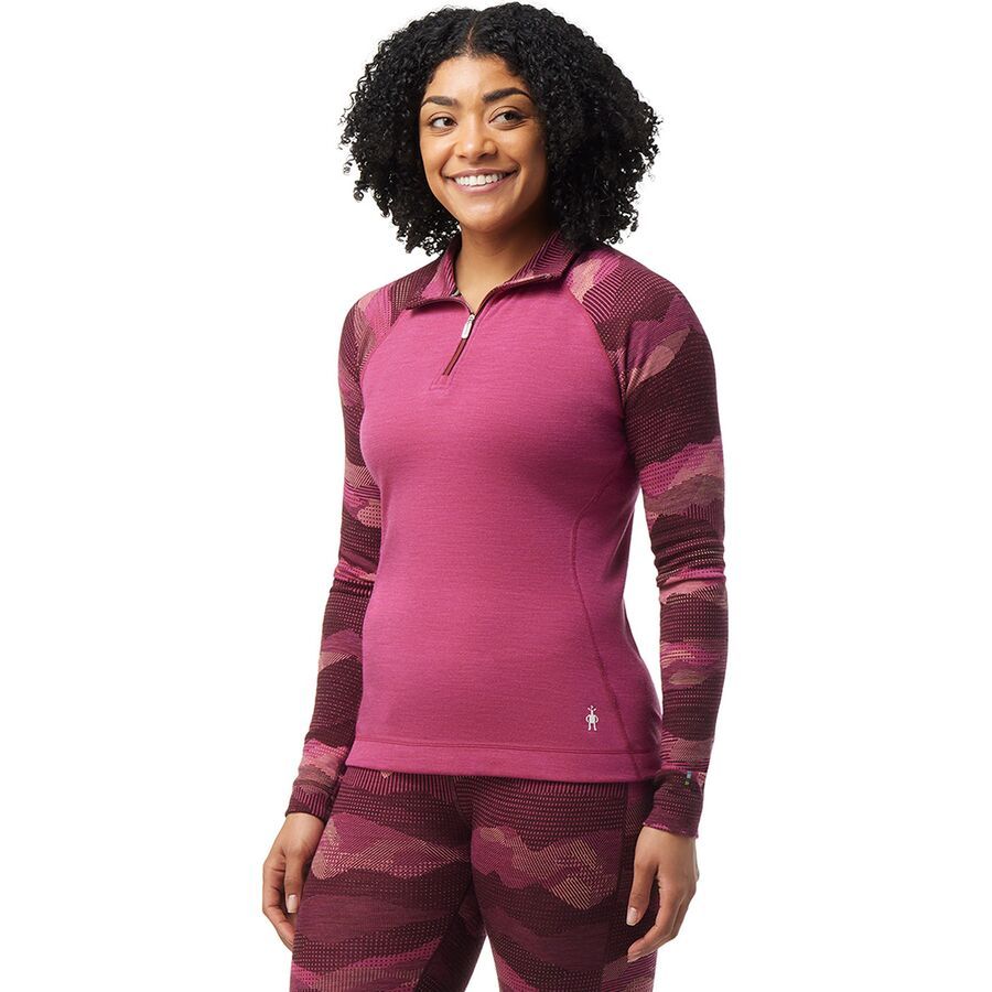 Classic Thermal Merino Pattern 1/4-Zip Top - Women's