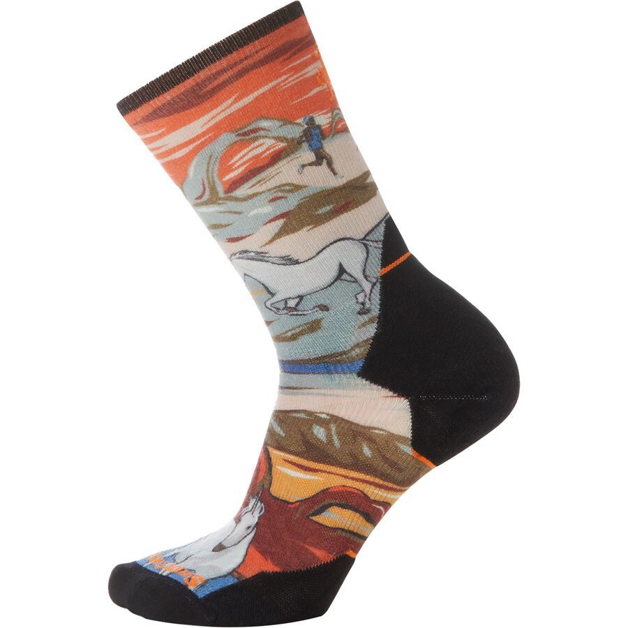 Athlete Edition Run Trail Magic Crew Print Sock