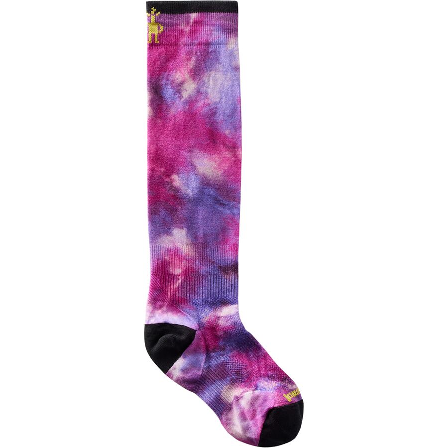 Ski Zero Cushion Tie Dye Print OTC Sock - Kids'