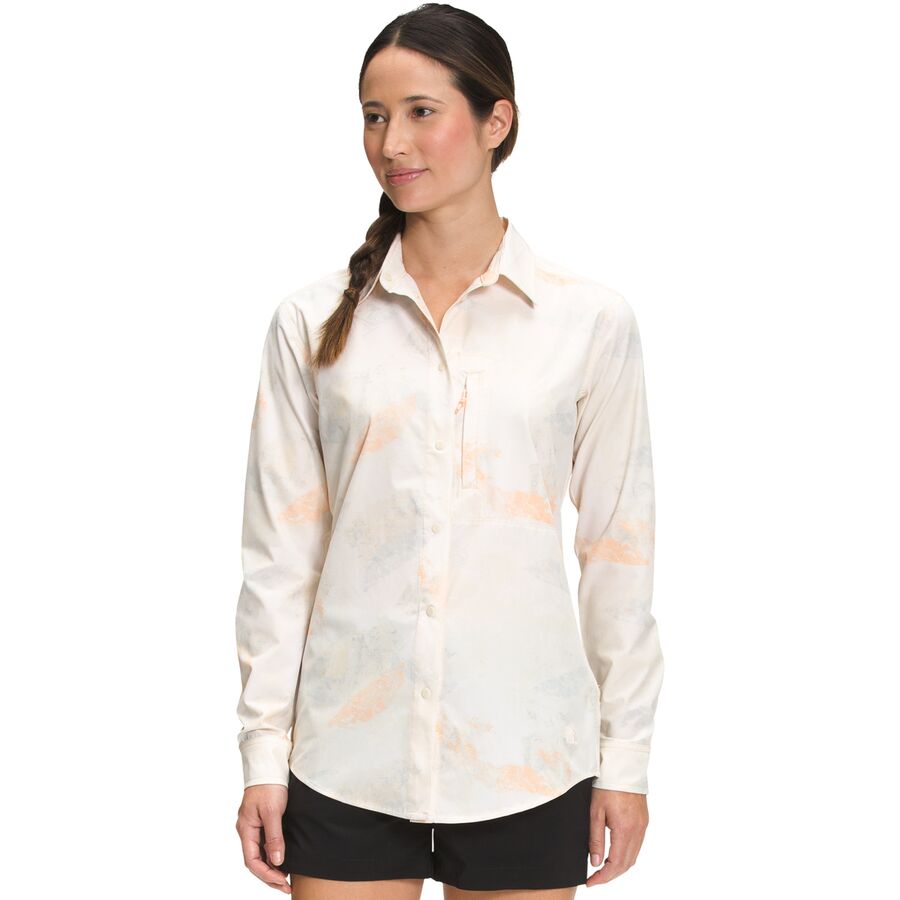 Sniktau Long-Sleeve Printed Sun Shirt - Women's