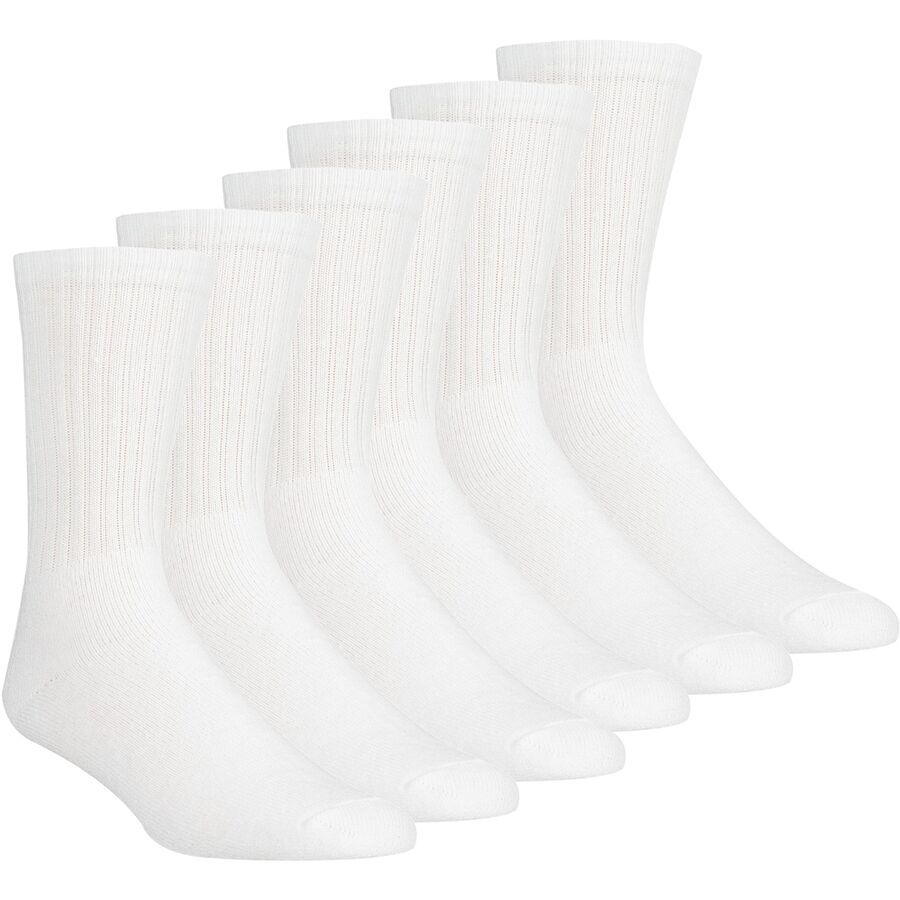 Work and Sport Crew Sock - 6-Pack - Men's