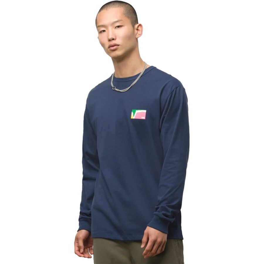 Off The Wall Box Drop V Long-Sleeve T-Shirt - Men's