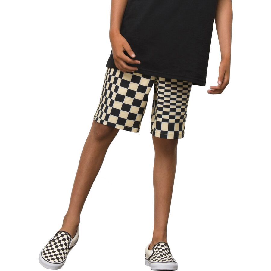 Skewed Checkerboard Boardshort - Boys'