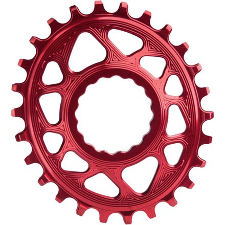absoluteBLACK - Race Face Oval Cinch Boost Direct Mount Traction Chainring - Red