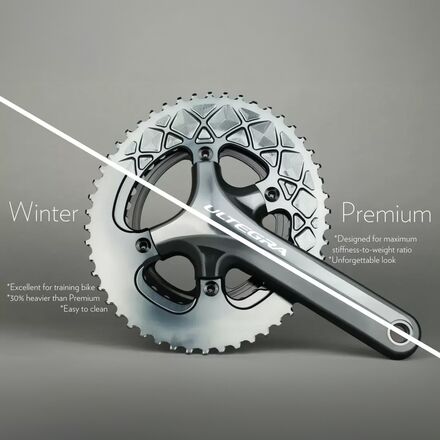 absoluteBLACK - Winter Oval Road Chainring