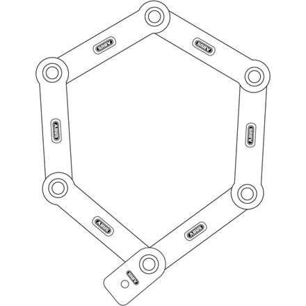 Abus - Ugrip Bordo 5700 Std Length Steel Links 5700/80