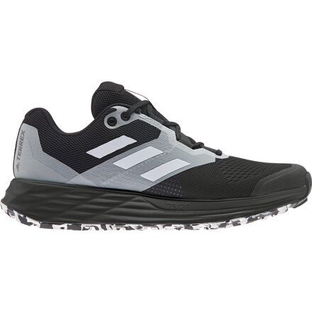 Adidas Outdoor - Terrex Two Flow Trail Running Shoe - Women's - Core Black/Crystal White/Clear Mint