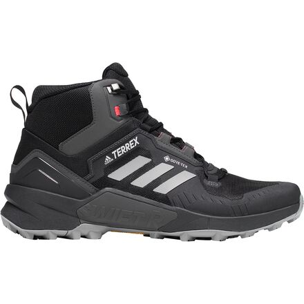 Adidas Outdoor - Terrex Swift R3 Mid GTX Hiking Boot - Men's - Core Black/Grey Three/Solar Red